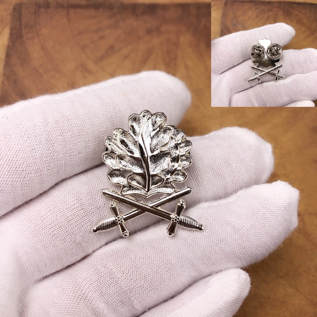 1pc Prussia Oak Leaf Badge Accessories Knight's Iron Cross Accessory Commemorative Medal Brooch Accessories Decoration Crafts view 6