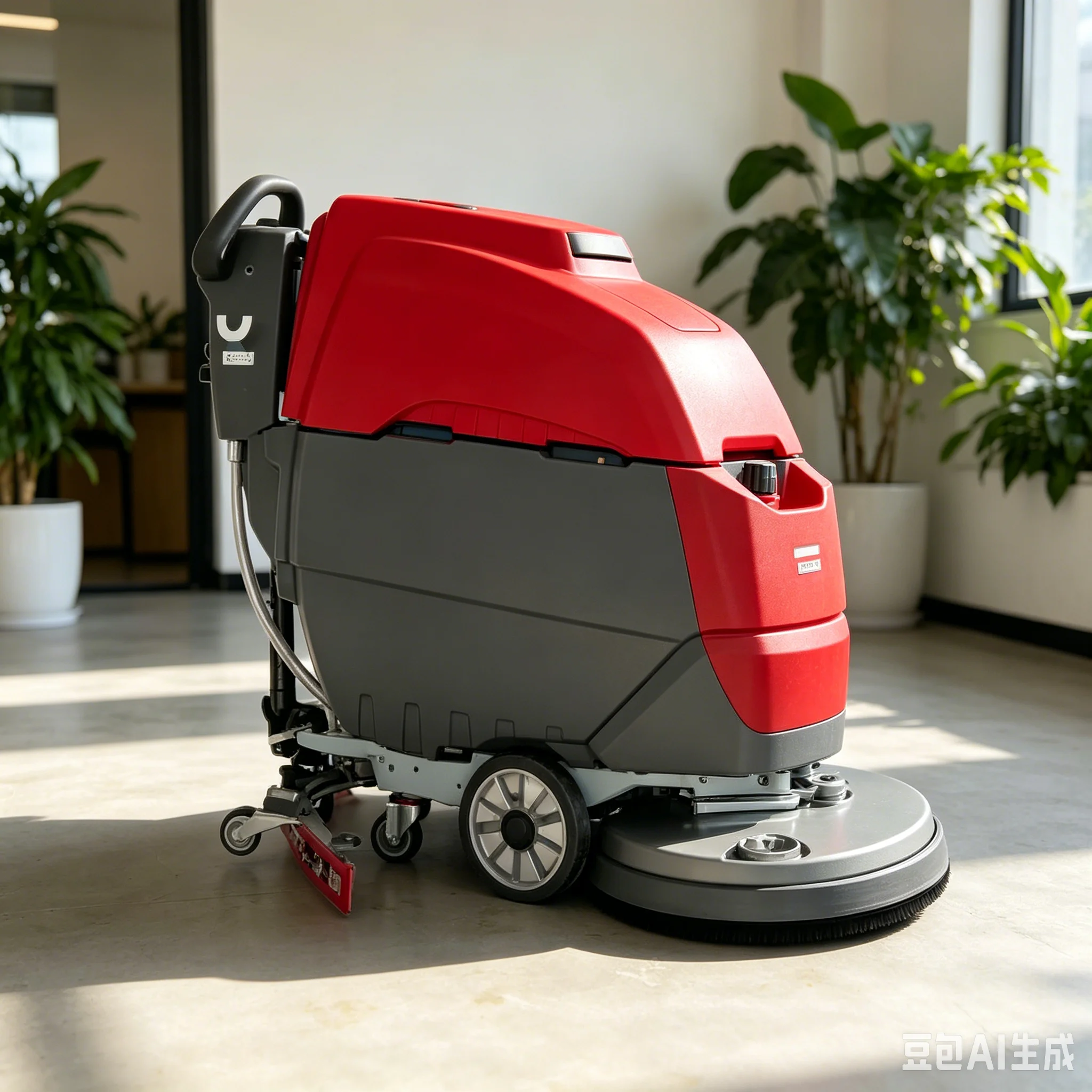 Factory Wholesale Automatic Floor Washing Machine  Hand Push  Floor Scrubber Cleaning Machines Mini Walk Behind