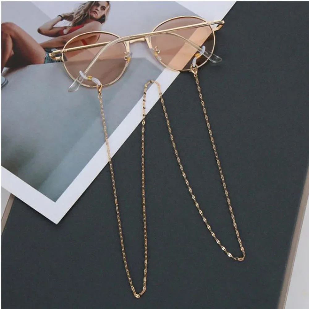 Sunglasses Masking Chains For Women Acrylic Pearl Crystal Eyeglasses Chains Lanyard Glass New Fashion Jewelry Wholesale