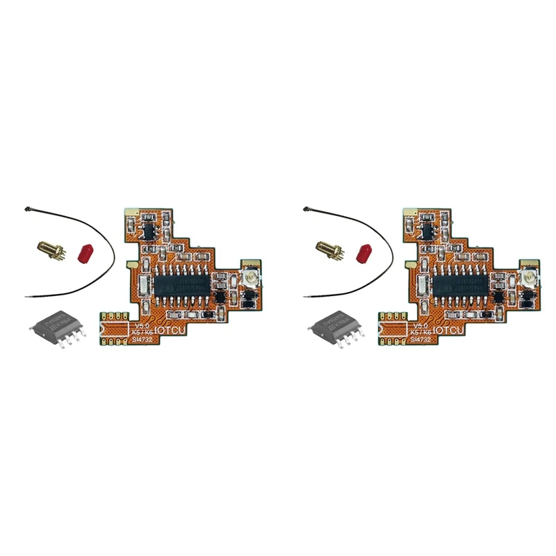 

【Горячий торт】2X SI4732 V5.0 FPC модуль + чип 2 м для Quansheng UV K5 K6 коротковолновый полнодиапазонный прием/однокрасное приежение с боковой полосой