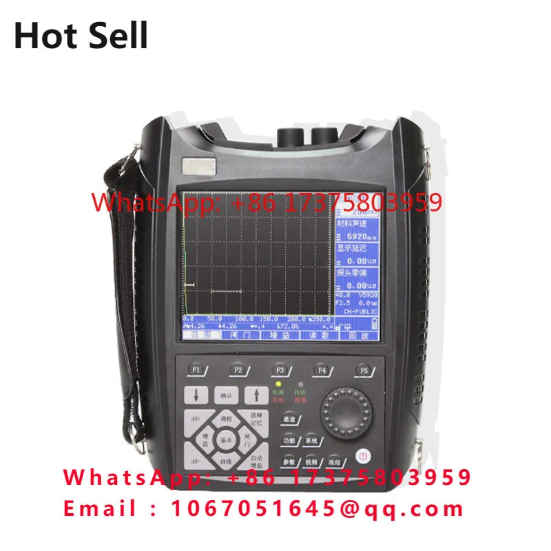 Ultrasonic flaw detector Digital display steel pipe weld crack non-destructive flaw detector Metal internal defect detector