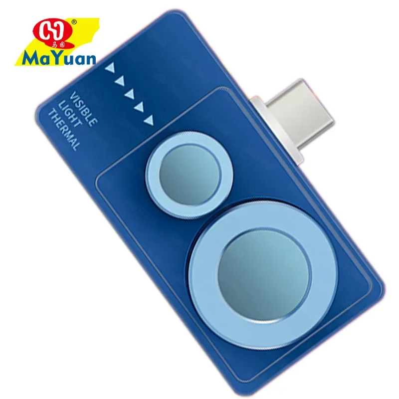 

25Hz High Frame Rate Dual Vision External Mobile Cell Phone Infrared Imaging Thermal Camera For Android Phone Tablet