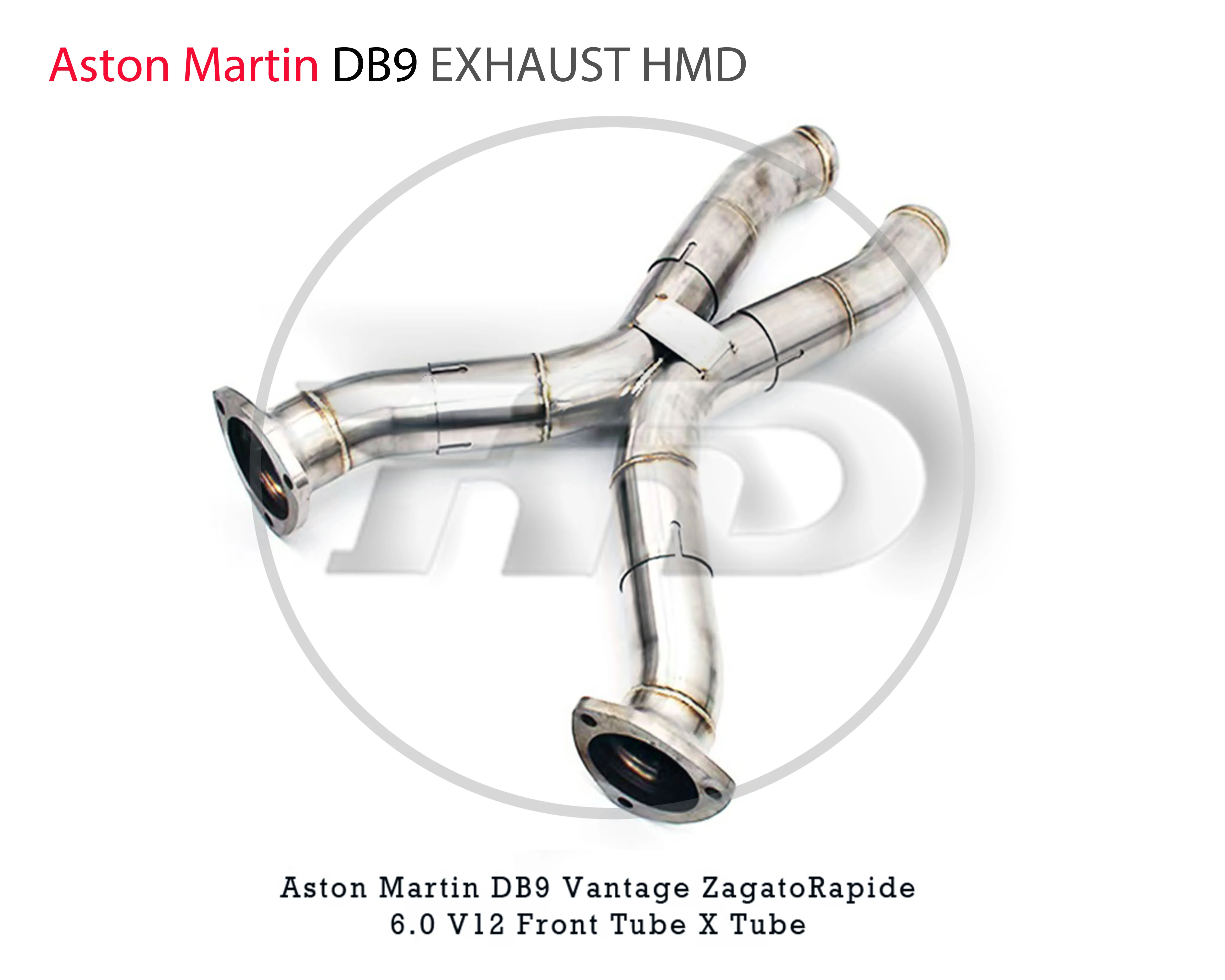 HMD Middle Pipe for Aston Martin DB9 V12 6.0L Exhaust System Stainless Steel Performance  Car Accessories