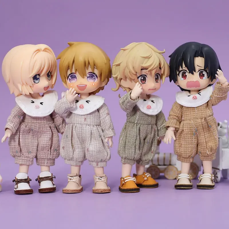 إكسسوارات دمي Body9 Obitsu 11 1/12 BJD Doll Bodysuit ملابس بألوان الحلوى حمالات عصرية متعددة الألوان لـ Ob11، Gsc، #6