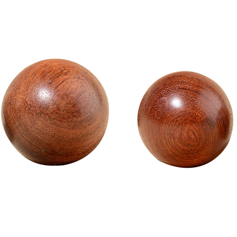 Wooden Stress Baoding Ball Health Exercise Handball Finger Massage Chinese Health Meditation Relaxation Therapy