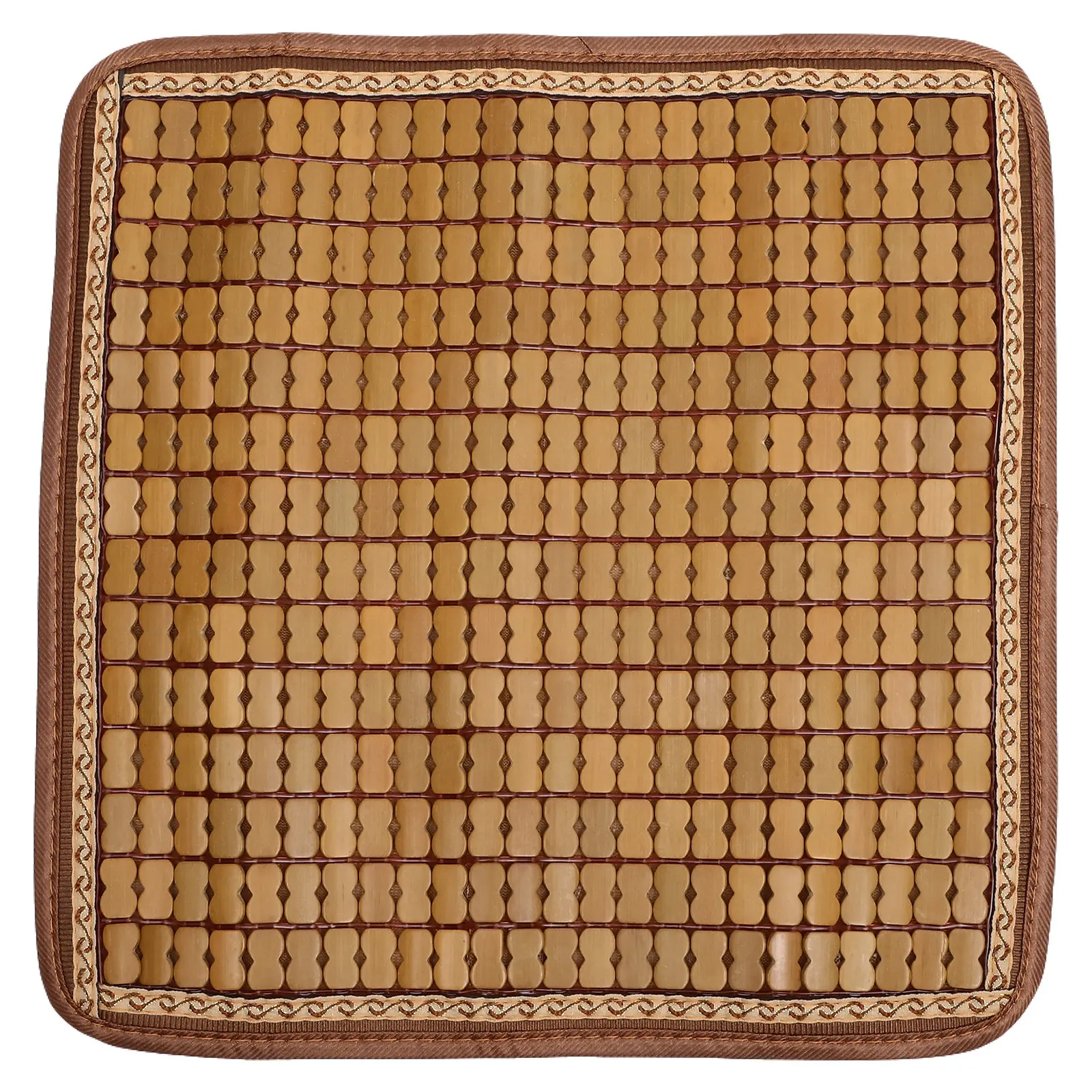 1Pcs Bamboo Cooling Seat Mat Bamboo Fiber Cushion for Sofa Chair Car Non Skid Backing Enhances Circulation Comfort
