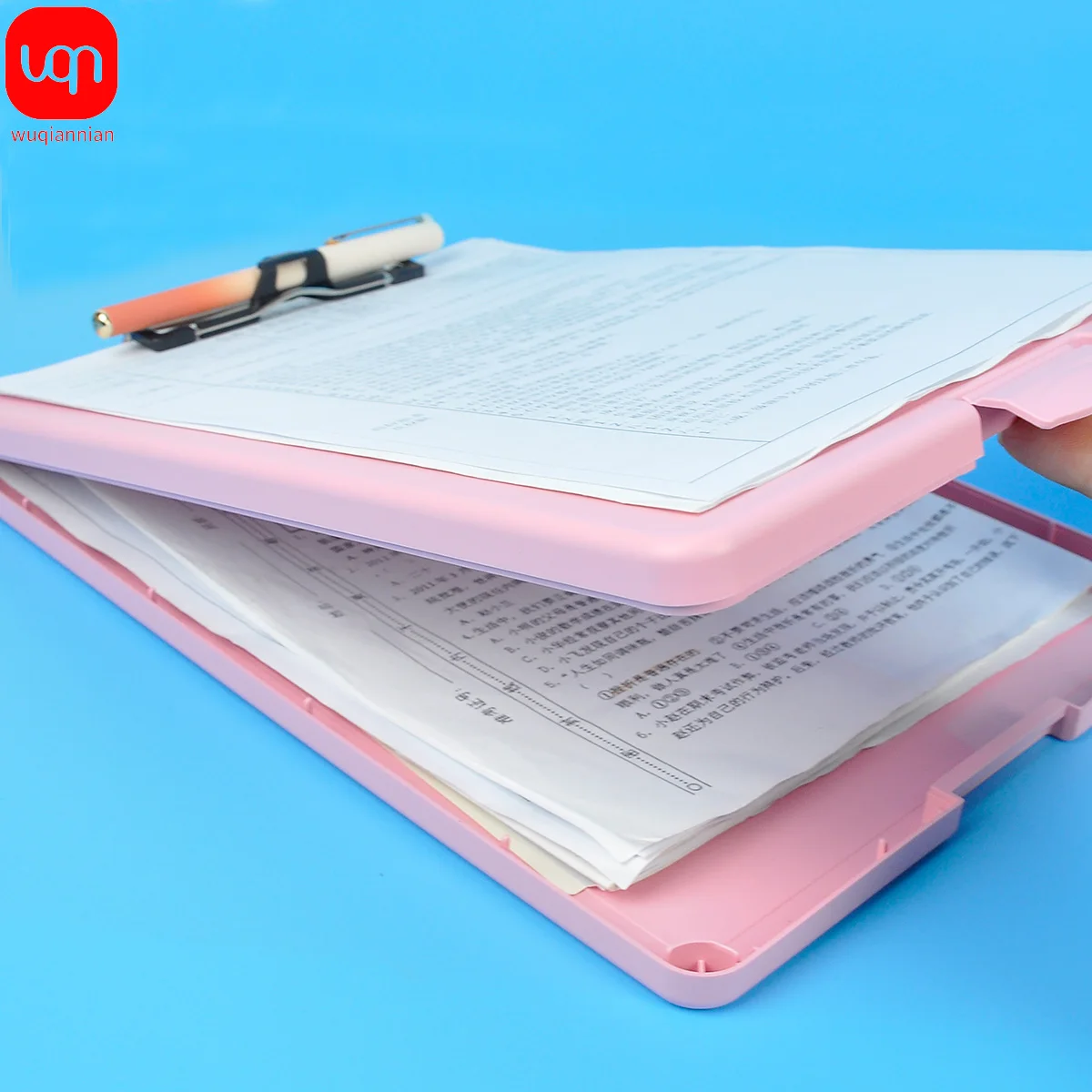 A4 Folder 2 In 1 Multifunctional Folder Office Documents Test Papers File Organizer Students Special Writing Board Office Suppli