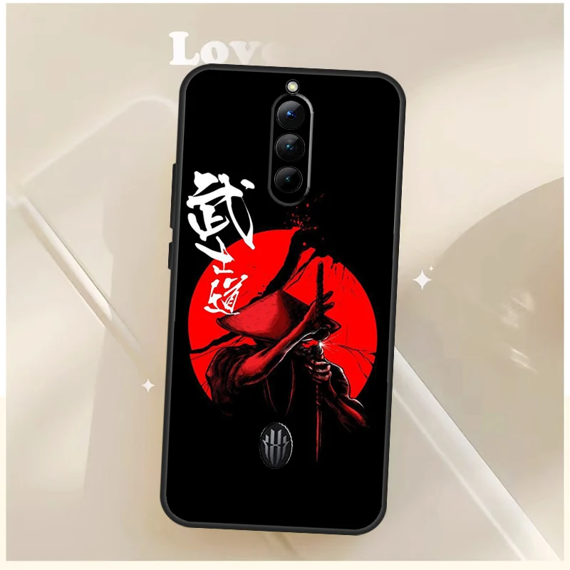 Red Sun Japanese Anime Case For ZTE Nubia Red Magic 10 Air 5G 6R