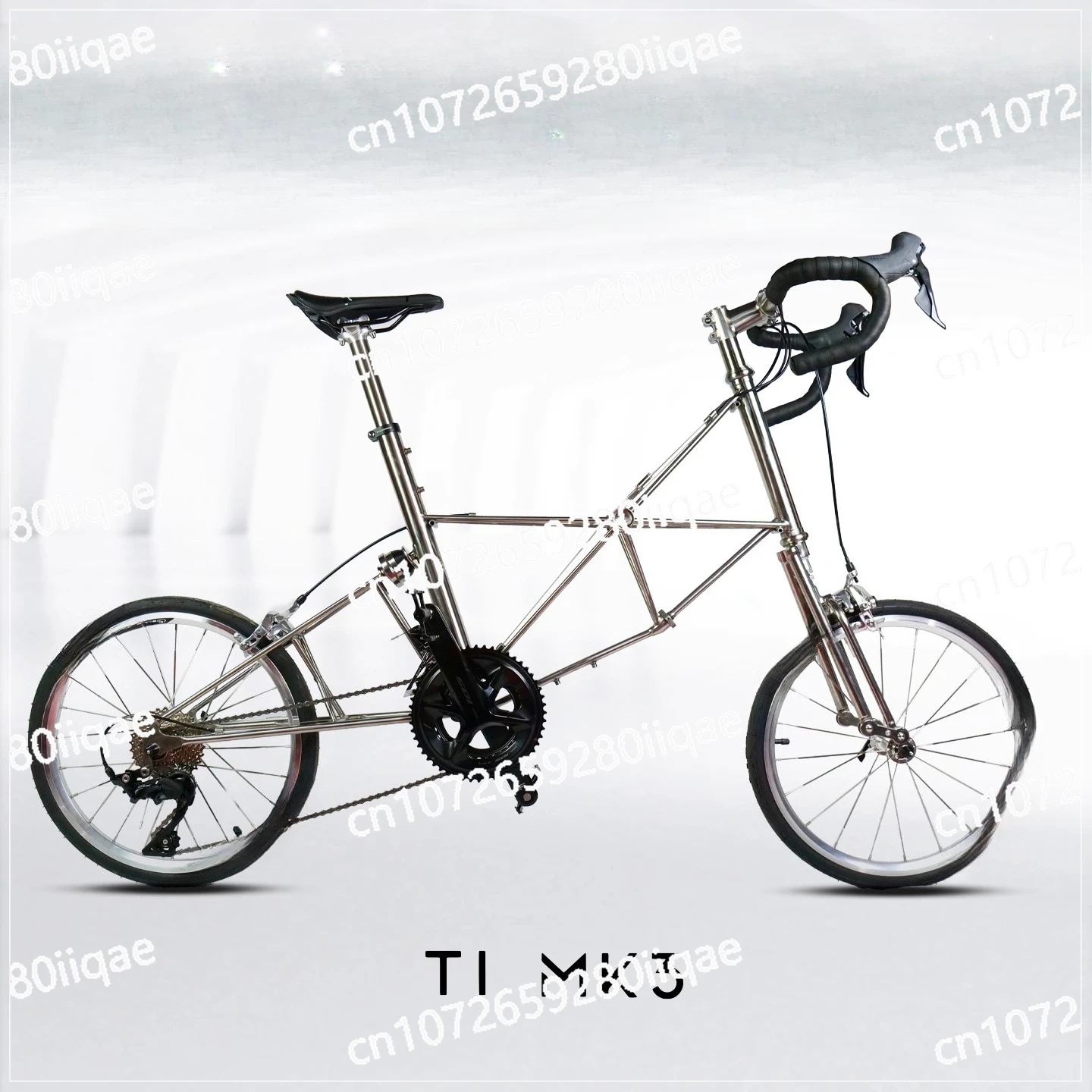 All Titanium Alloy TI MK3 Detachable BMX Non-folding Car 20 Inches