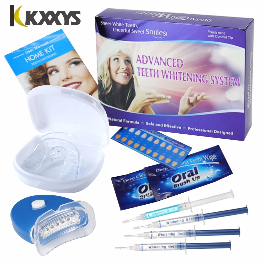 Teeth Whitening Kit Mouth Tray Dental Bleaching System Oral Gel Tooth Whitener Dental Equipment Bright Hygiene Smile Products