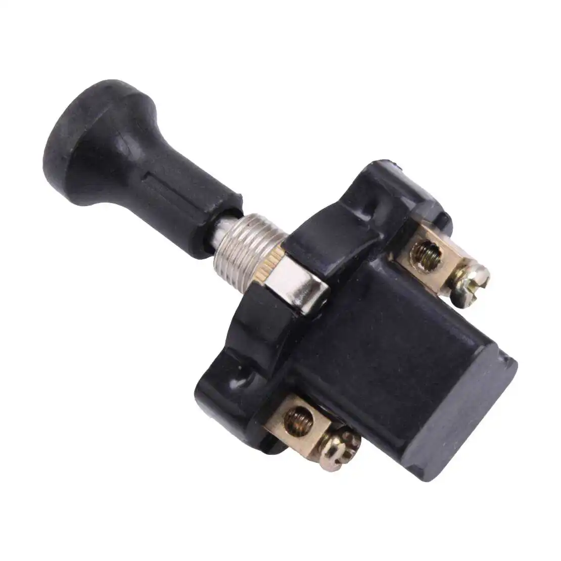 

12V 2Pcs 13mm Thread Mount Electrical Vehicle Auto Car On-Off Push-Pull Switch Universal