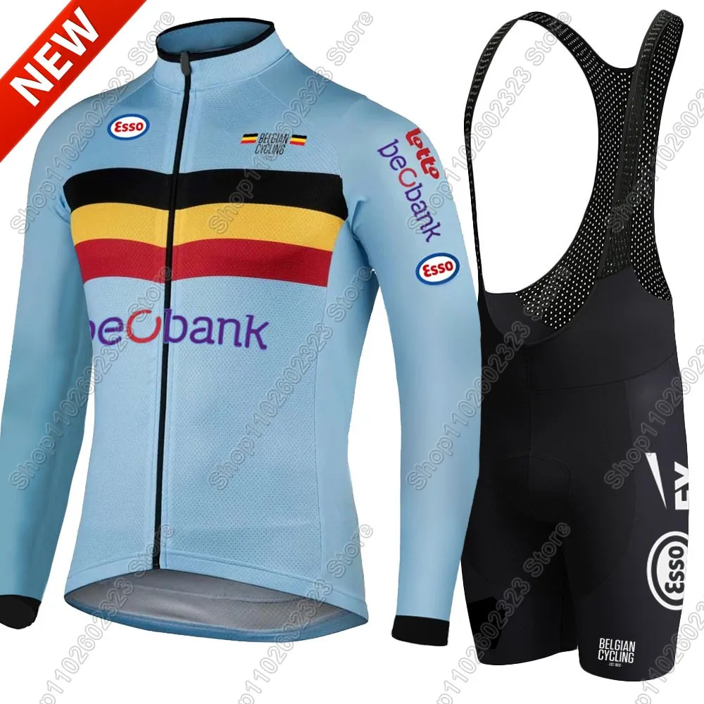 

Belgium National Team Cycling Jersey 2025 Set Belgian Short Long Clothing Road Bike Shirts Suit Bicycle Bib Shorts MTB Maillot