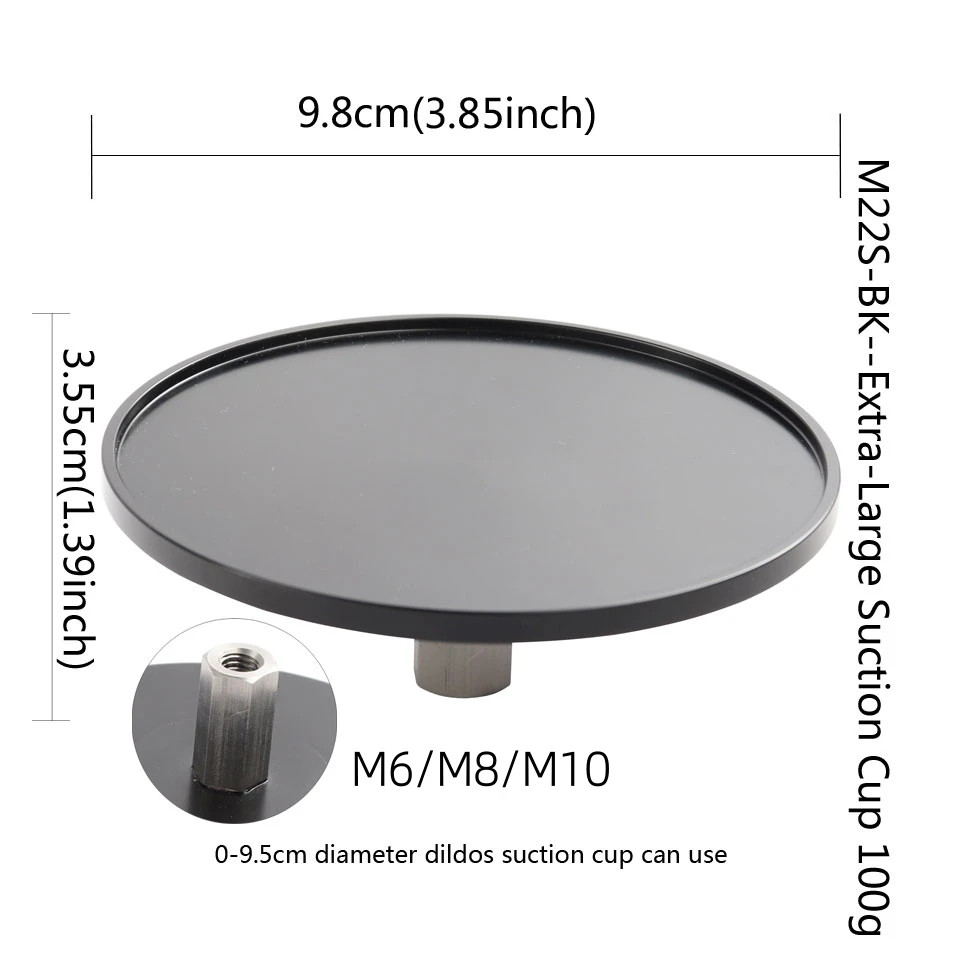 FREDORCH M6/M8/M10 Adapter Connector Attachments Suction Cup Vac-U-lock 3XLR Connector for Telescopic Linear Actuator Attachment view 6