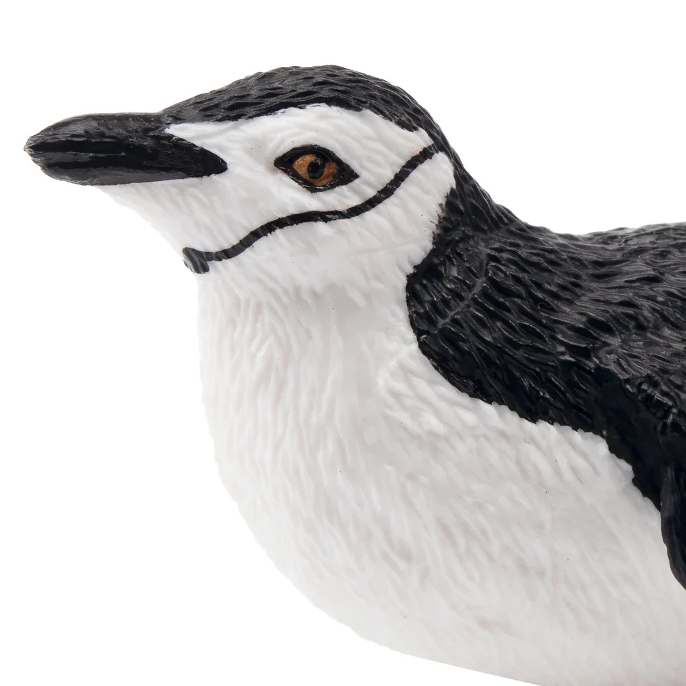 Toymany Simulation Chinstrap Penguin Polar Animal Model Toy Mini Figures Dolls Action Figurines Toys Children Gift  Cake Decora