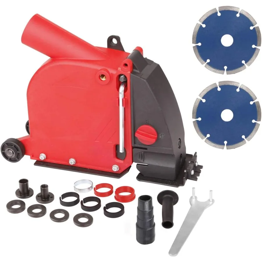 

Angle Grinder Dust Collection Attachment for Double-Cut SawWall Chaser Dust Shroud 5 inch