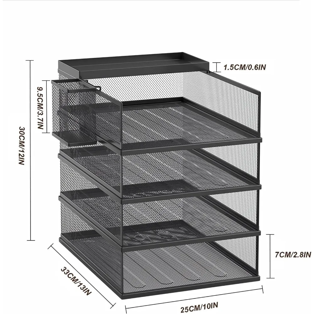 5-tier stackable desk organizer: review & risk #6