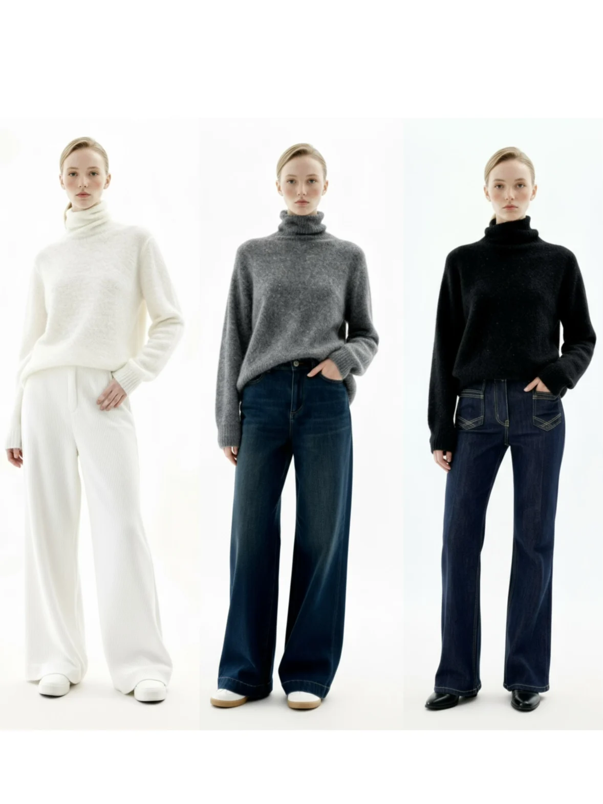 

Gold And Silver Tead Camere Knitwear Sparkling Loose High Collar Velvet Women's Long Sve Sweater Winter Outerwear