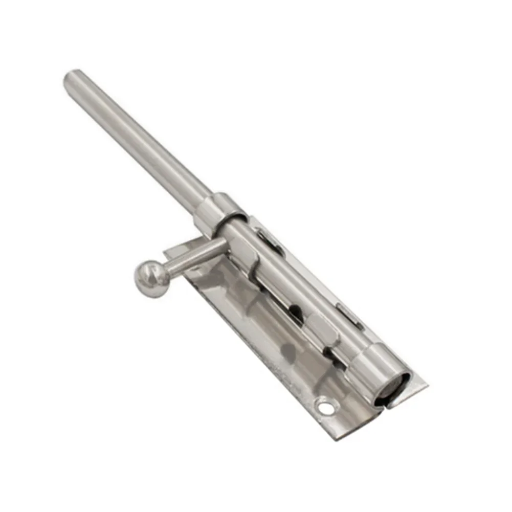 Chrome Door Lock Bathroom Door Lock DIY At Home Precision Processing Vertical And Horizontal Installation For Locker Room 6in