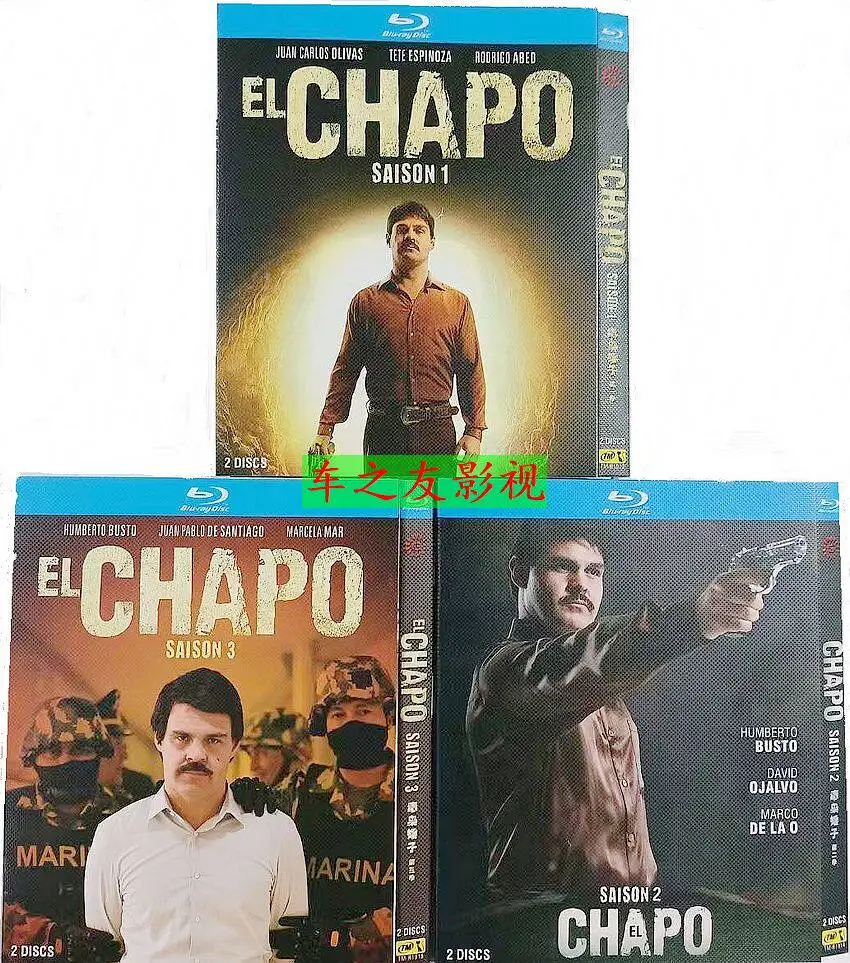 

Blu-ray Disc Set for Narcos: Mexico Seasons 1-3 6-Pack DVD Box Set with English and Chinese Subtitles