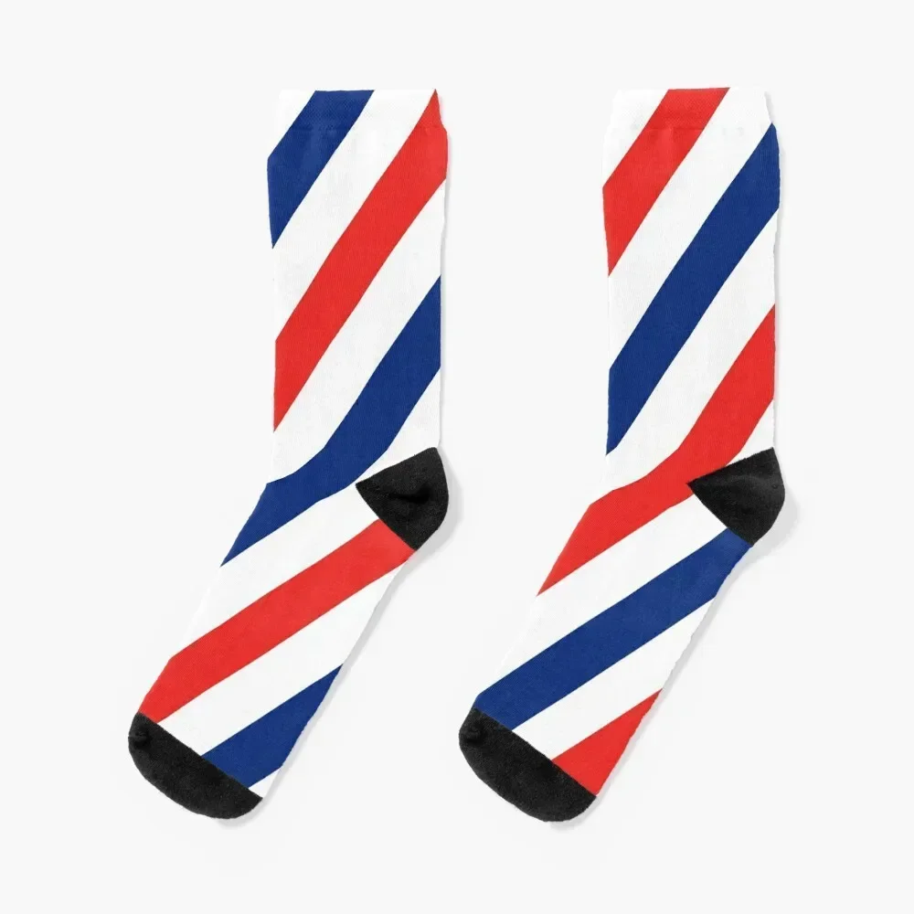

Barber Stripes Socks man Crossfit luxury hip hop Socks Men's Women's