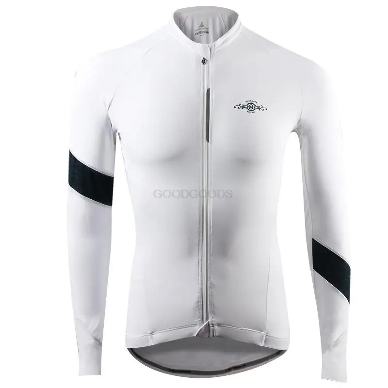 Cycling Jersey Long Sleeves Unisex Quick Dry Breathable High Elastic Fabric Bisiklet Cycling Jersey Storage Pocket Function