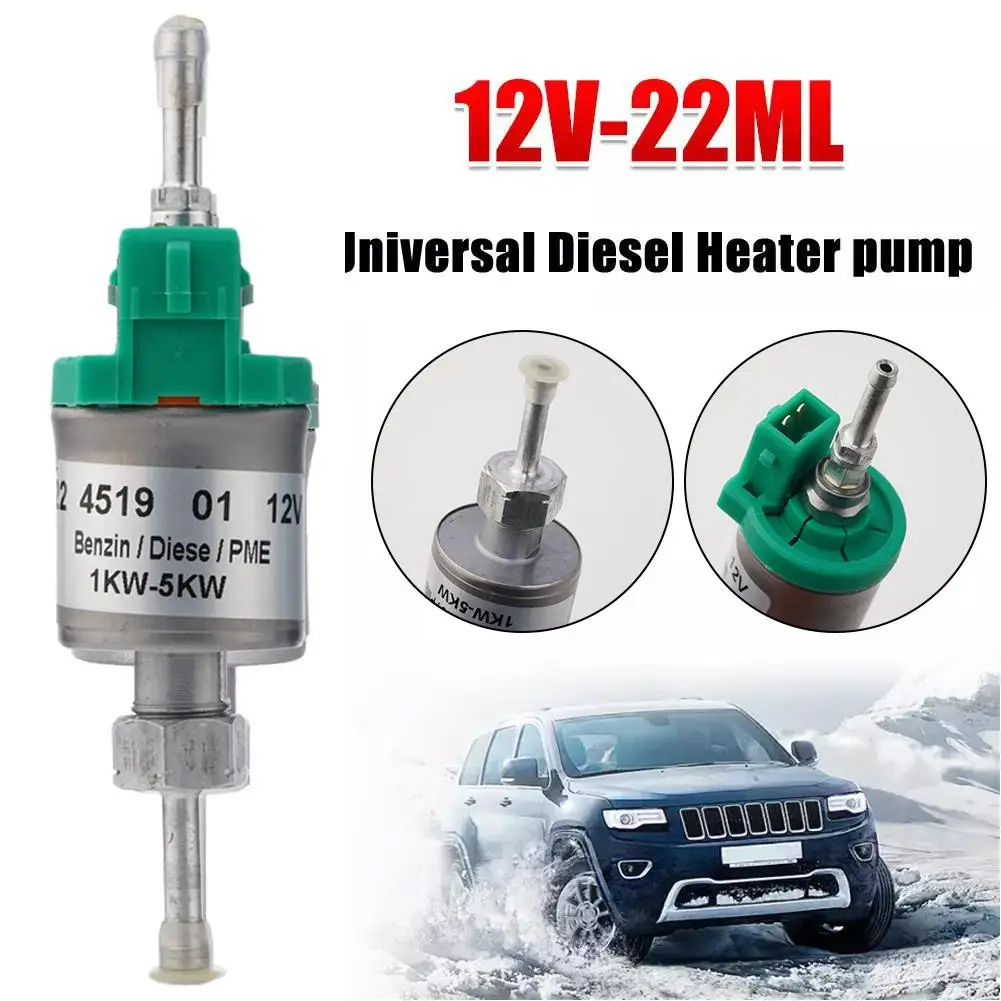 Universal 12V 5KW Ultra Quiet Metal Car Heater Fuel 22ML Heater Pump Pump Car Fuel Diesel Silent Air Pump Pump Oil Parking