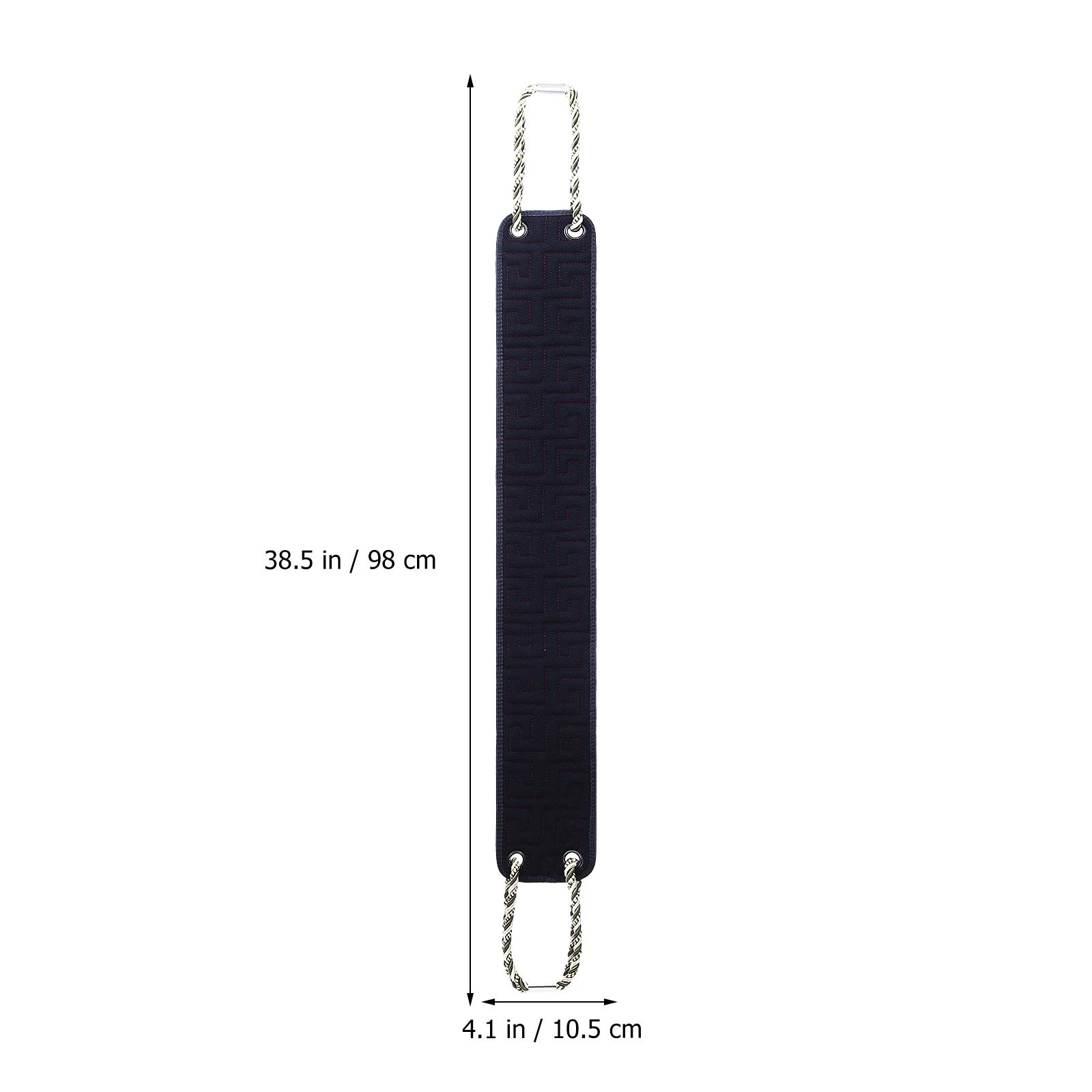 

Double Sided Back Washer Cloth Exfoliating Scrubber with Long Handles for Stylish Pattern Bath Washing Towel Loofah