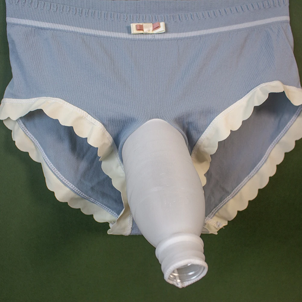 Slip Sexy en soie glacée pour hommes, pochette Gay Sissy, culotte douce, taille moyenne, sous-vêtements respirants, Lingerie lisse et érotique Hombre