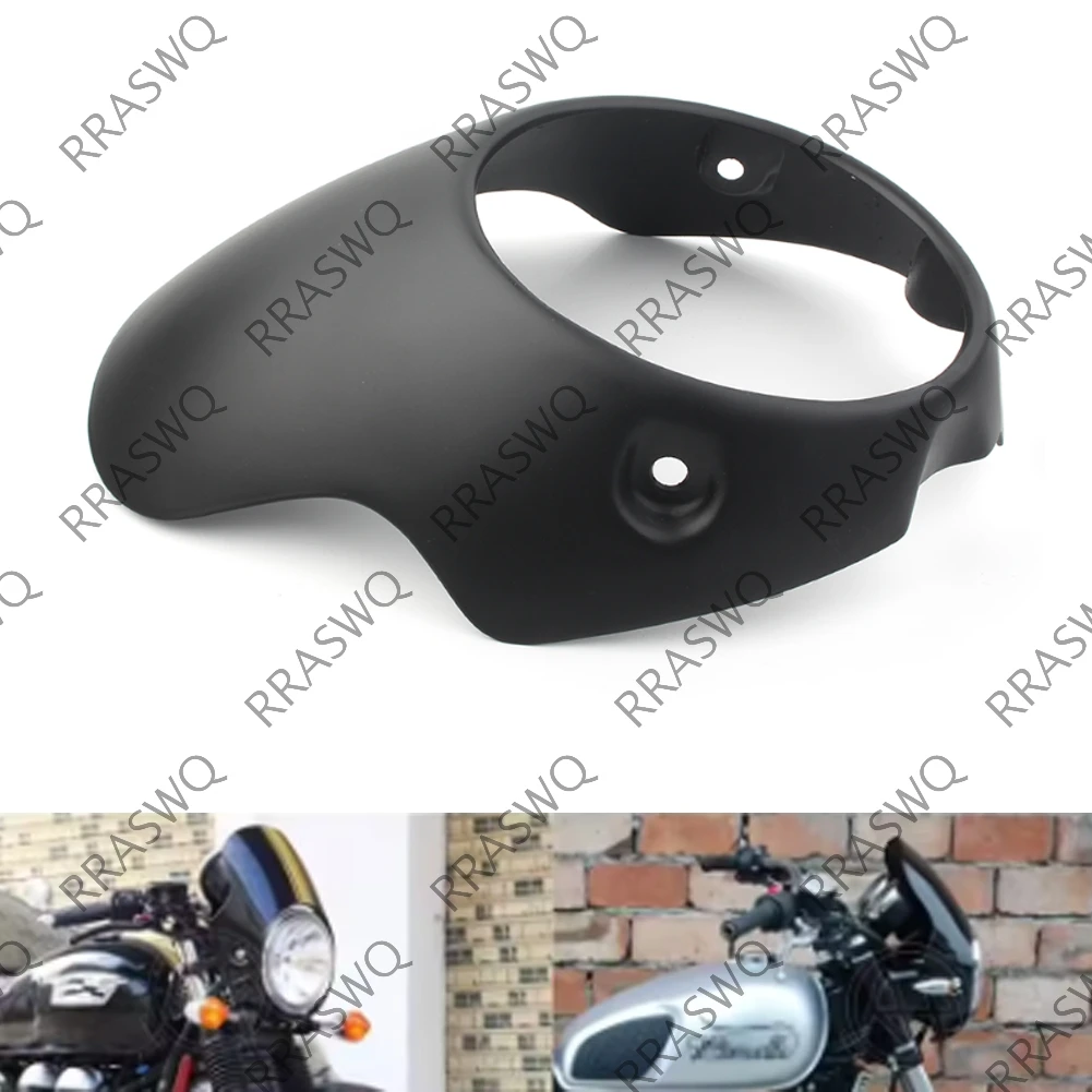 Para Triumph BONNEVILLE T100 T120 para Honda Ducati Monster CB150 faro de motocicleta carenado Cafe Racer cubierta de parabrisas