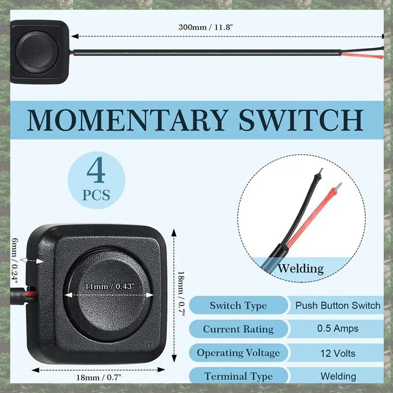 Best Of 2025-40 шт. мгновенный переключатель мгновенного действия, кнопочный переключатель включения и выключения, 12 В 24 В, мини-кнопочный переключатель для поверхностного монтажа