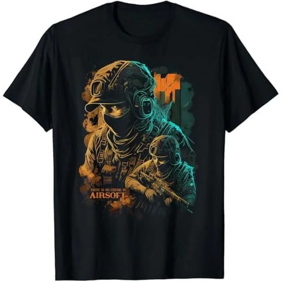 

Funny Airsoft Sniper Team Players Rifle Squad T-Shirt 100% Cotton O-Neck Short Sleeve Casual Mens T-shirt Size S-3XL