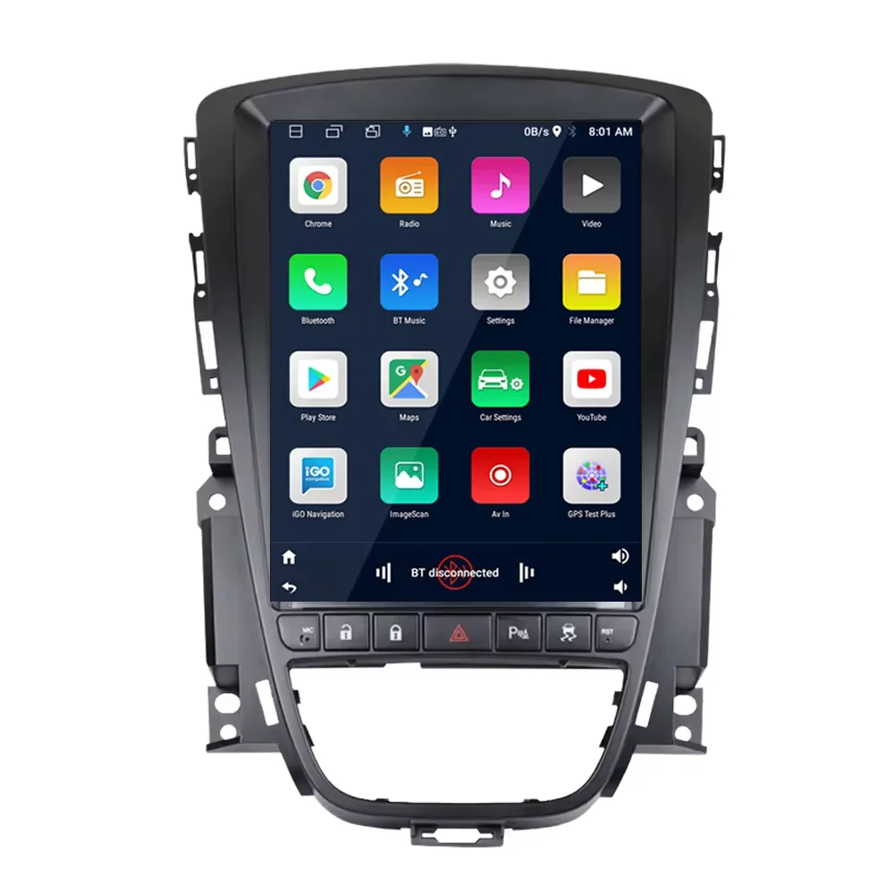 Android Car Radio 9.7'' Vertical Screen  For Opel Astra J 2012-2014 Style Car Dvd Player  Built-in GPS  MP3 / MP4 Players