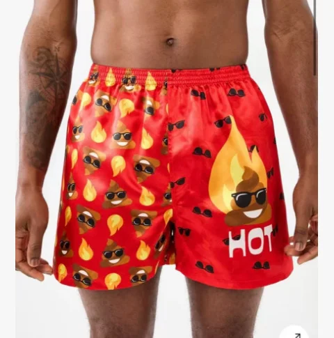 Poop Emoji 3D Print Sport Quick-dry Breathable Men Women Shorts Casual Fun Fashion Trendy Couple Hawaiian Beach Vacation Pants - view 2