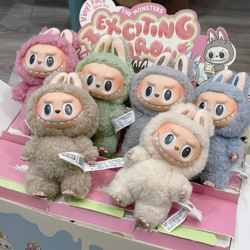 ForHigh Quality Anime Figure Labubu the monsters blind box Vinyl Pendant Doll Model Toy Cute Monster surprise box Keychain Gift