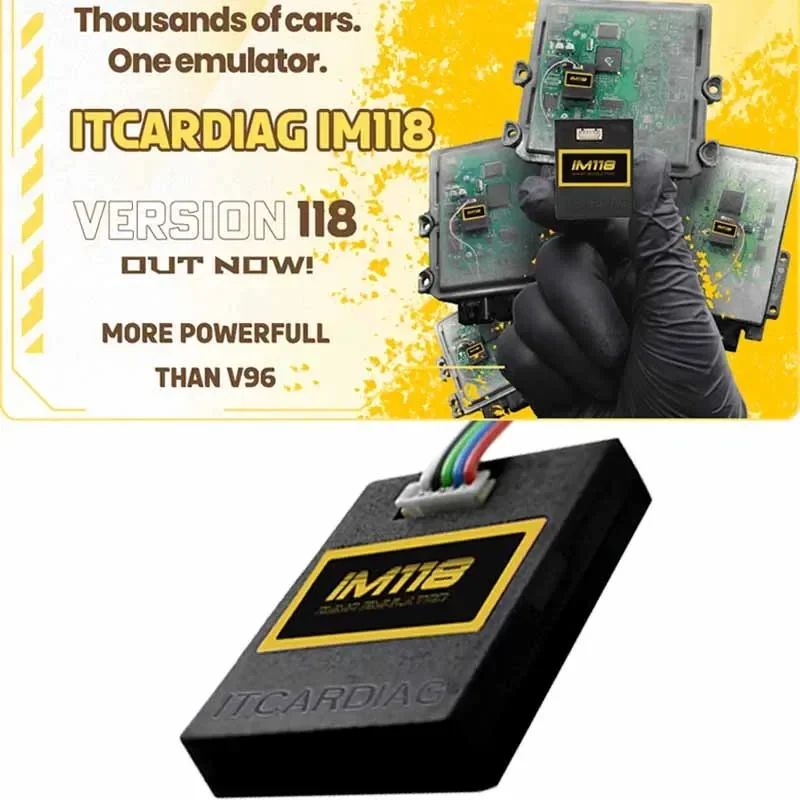 Emulator IM118 Update of V96 Universal IMMO Off Immobilizer Key Programming K-LINE/CANBUS OBD Diagnostic PK SQU OF68 OF80 OF96