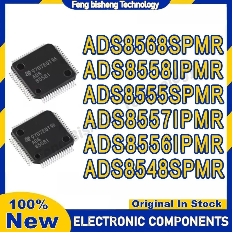 

ADS8548SPMR ADS8555SPMR ADS8556IPMR ADS8557IPMR ADS8558IPMR ADS8568SPMR ADS85 ADS IC MCU Chip LQFP-64 in stock