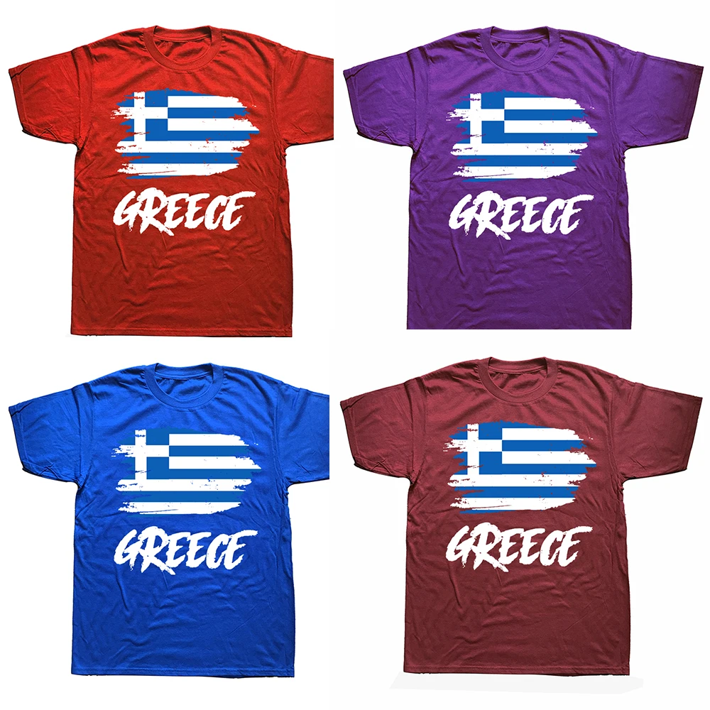 Summer Clothing For Greece - Funny Greece Flag Greek T Shirts