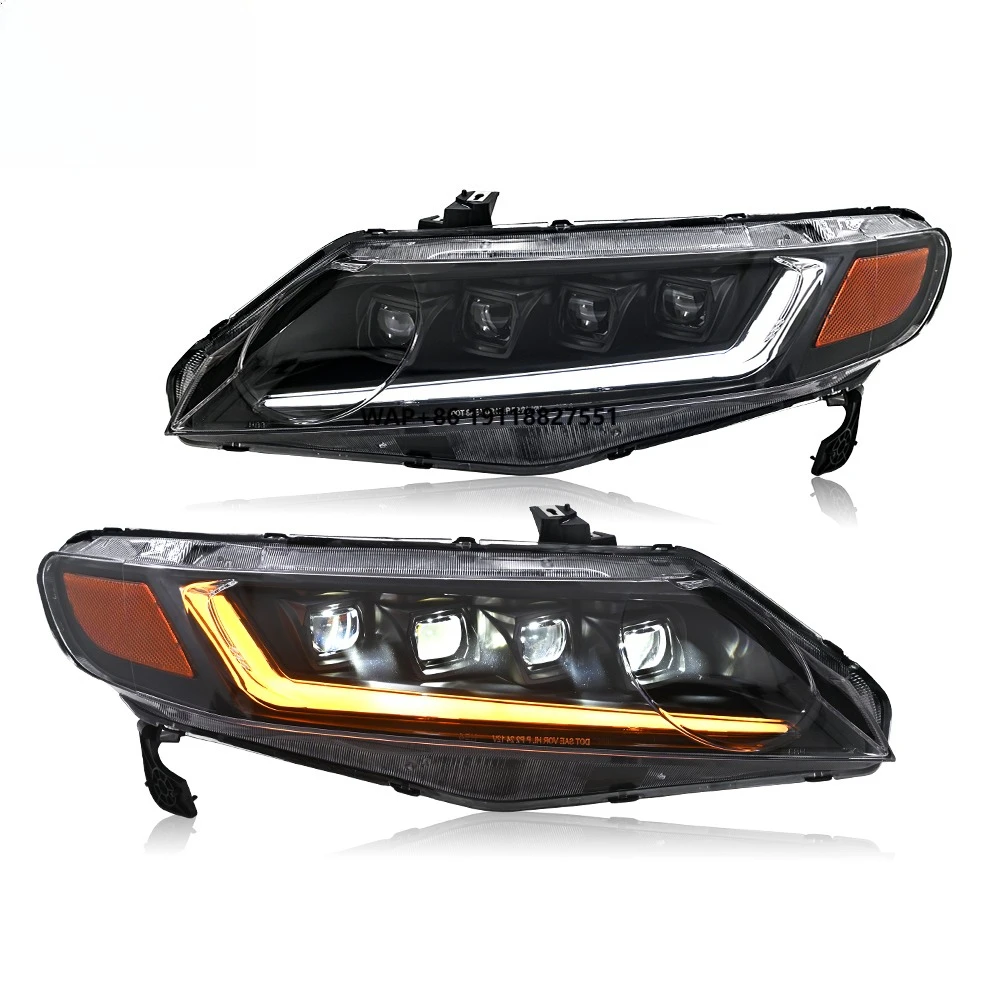 

SY-A285 Car Lights LED Daytime Running Light Headlight for 2006-2011 Headlight DRL Sequential Turn Signal Head Lamp