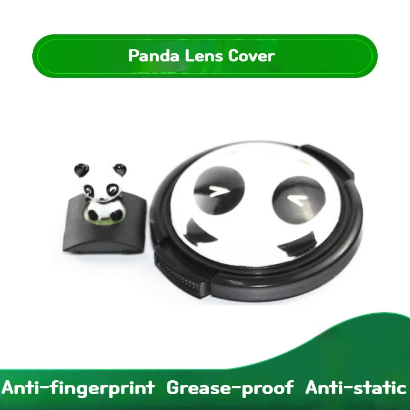 

Panda Head Cartoon Lens Cover Panda Lens Cover Micro Single Camera Pinch Lens Cover on Both Sides