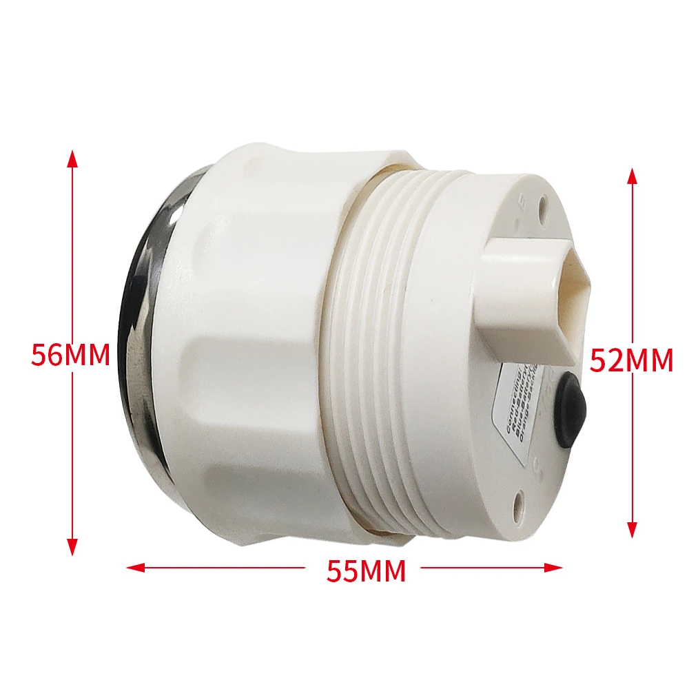 ELING العالمي 52 مللي متر شاحنة 12 فولت/24 فولت الفولتميتر الجهد فولت مقياس 8-16 فولت لسيارة قارب دراجة نارية مركبة مع 8 ألوان الخلفية