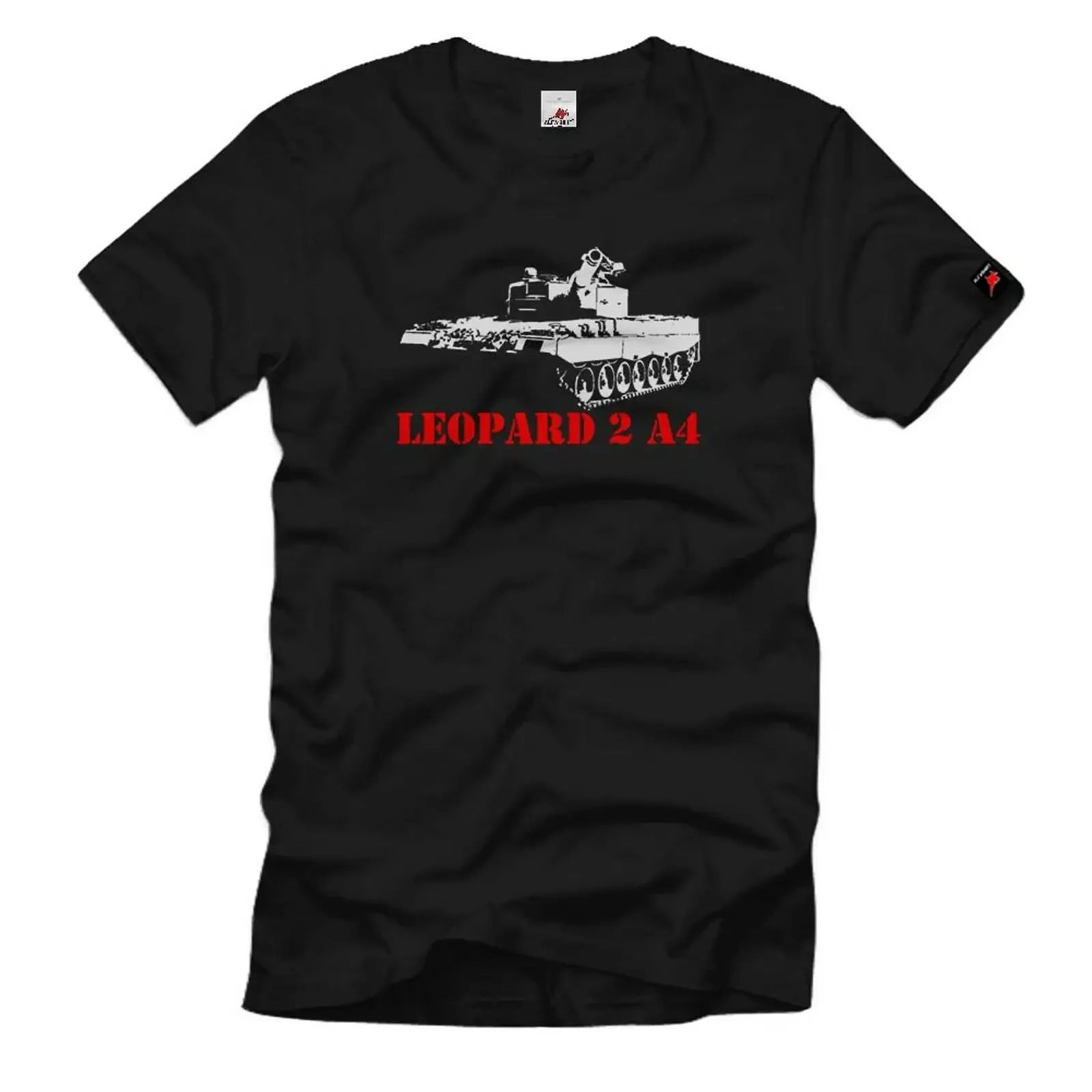 Leopard 2 A4 Military Tank German Armed Forces T Shirt 333 vintage Washed Stretched Top For Everyday Wear Versatile graphic