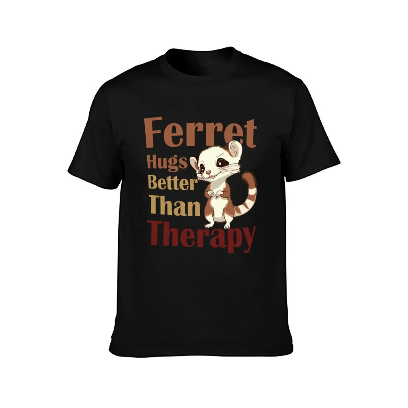 Funny Ferret T-Shirt Soft Durable Cotton T-Shirt