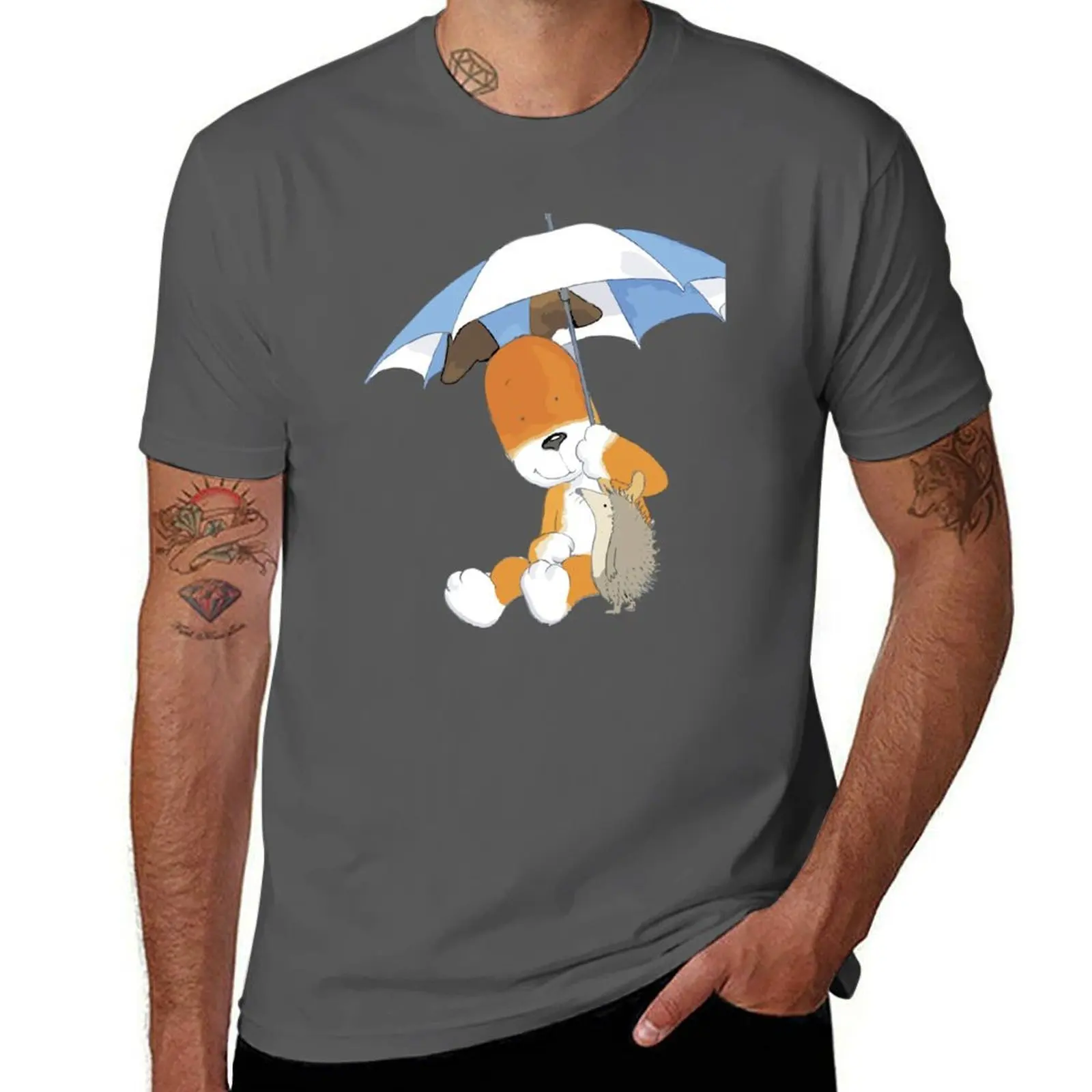 

Funny kipper the dog T-Shirt No Iron Casual Short Sleeve Top