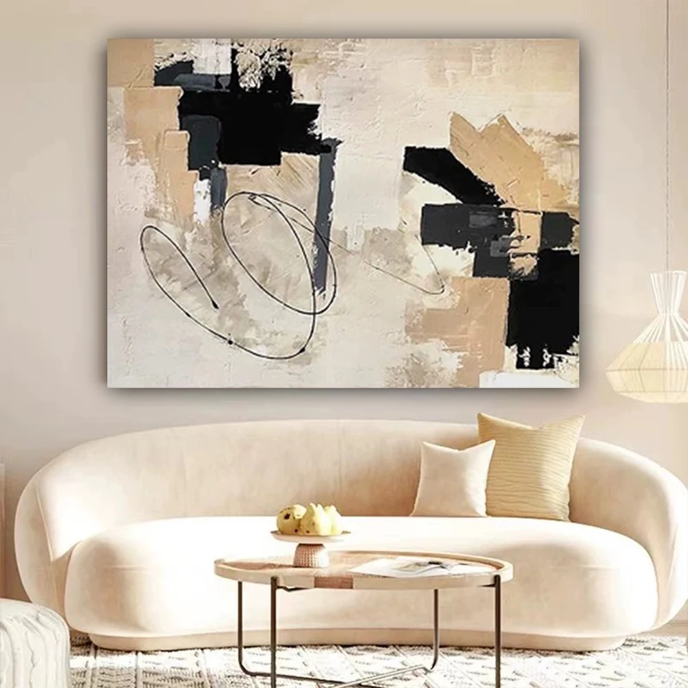 

100% Hand-painted Oil Painting On canvas Elephants Wall Pictures Artwork For Home Decor Contemporary Large Size Salon Wall Art