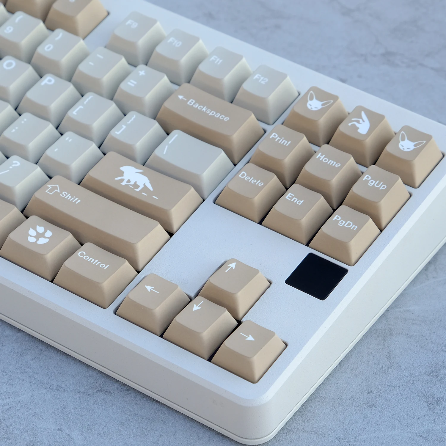 Echome desert thema keycap 120key set pbt sandige einfachheit benutzer definierte tastatur kappe kirsch profil keycap für mechanische tastatur