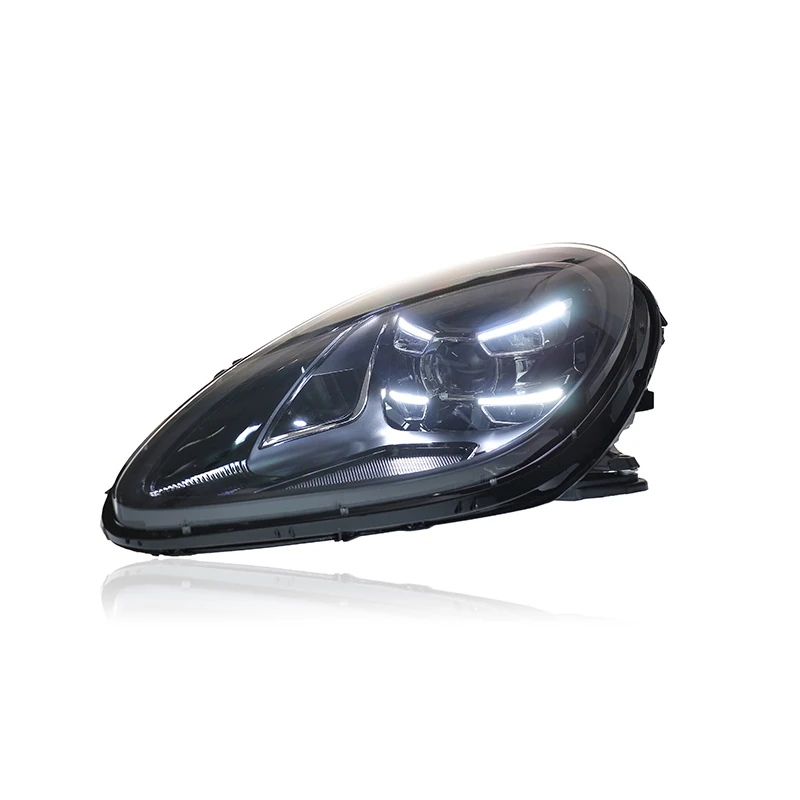 For Porsche Macan Headlight 2014-2022 Headlamp LED DRL Turn Signal High Beam Projector Lens