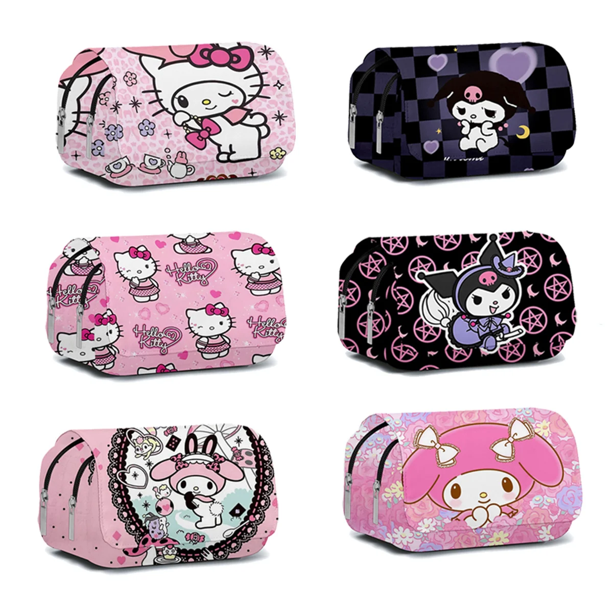 1pc Cute Kawaii Pencil Pouch, Cute Pencil Pouch, Gift for Fans College Students Friends Bookworm Organiser Freshers Week