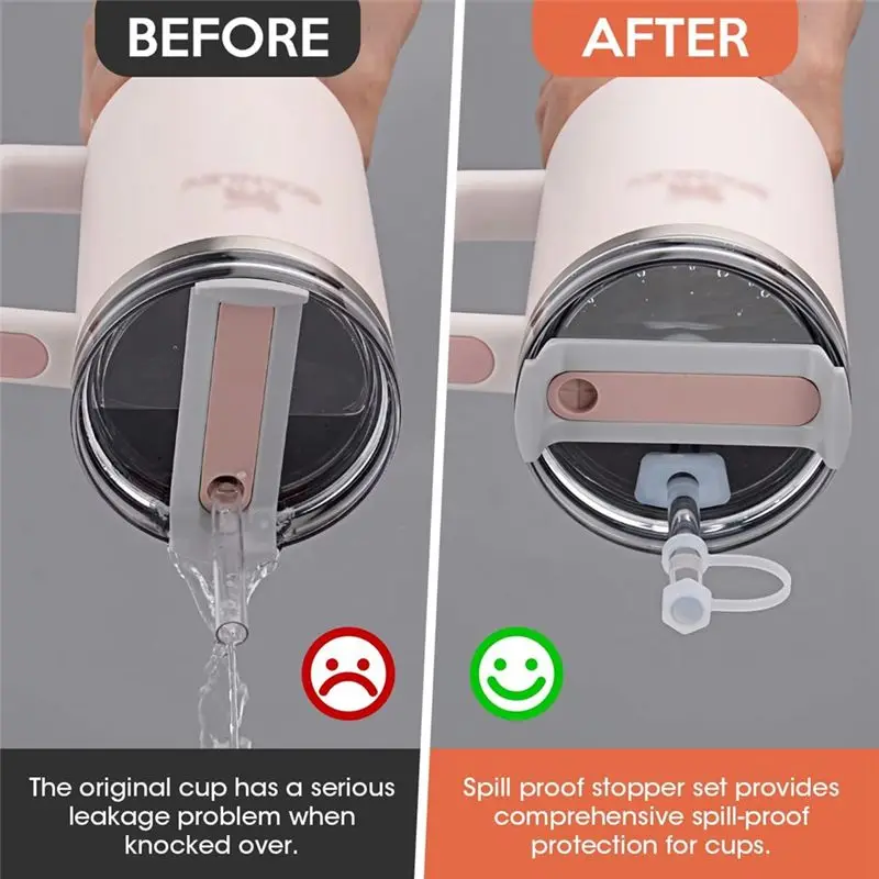 جديد 18 قطعة سيليكون تسرب سدادة مجموعة غطاء القش تسرب سدادة ل Quencher H2.0 Flowstate بهلوان 40 أوقية 30 أوقية #6