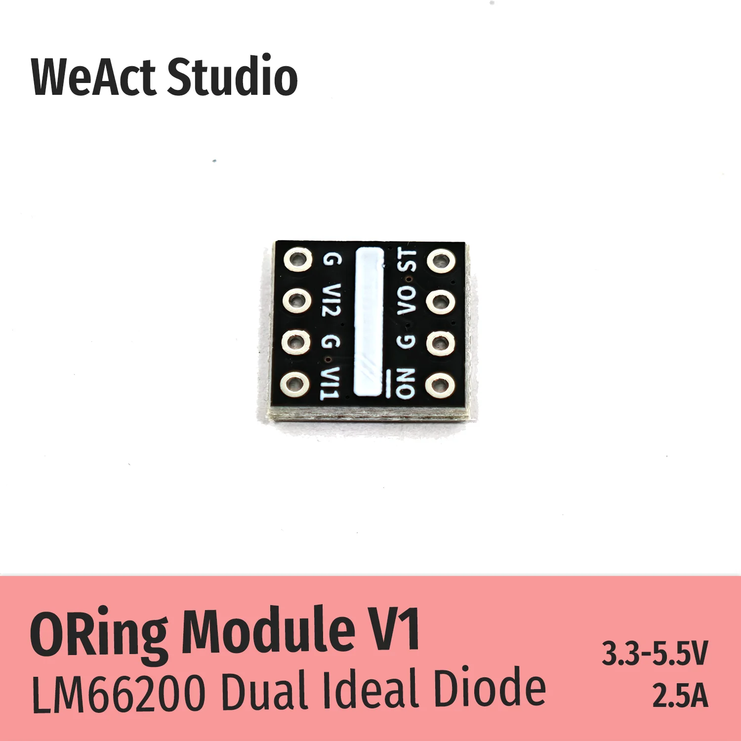 ORing Module LM66200 Dual Ideal Diode With Automatic Switchover WeAct - Image 2