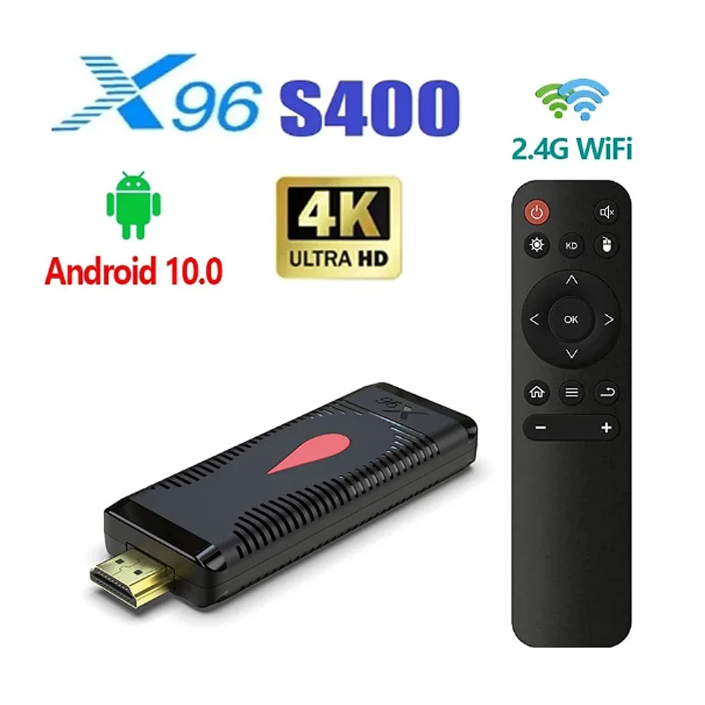 

Allwinner H313 X96 S400 Mini TV Stick,Android 10.0,WiFi Set Top Box,4K HD Media Player,2GB,16GB,1GB,8GB,Smart TV Stick